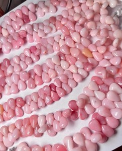 Natural Pink <b>Opal</b> Pear Drop Beads Genuine Gemstone Strand for <b>Necklace</b> Bracelet Earrings - Product Image 3