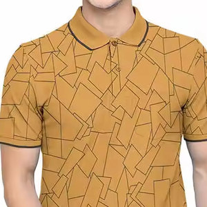 Polo homme en sublimation, respirant, anti-transpiration, pour le sport et les activités de plein air estivales - Product Image 4