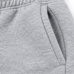 Pantalon de jogging en molleton gris cendré personnalisé, coupe ample et oversize, avec cordon de serrage à bouton, décontracté, vente en gros - Product Image 5
