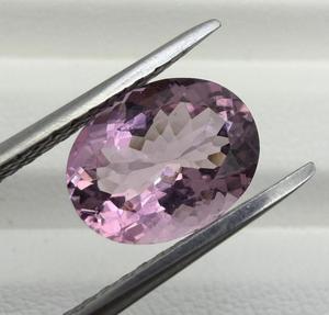 Piedra Preciosa Natural de Morganita Shamim Gems, 7.50x10 mm, Ovalada, 2.25 Ct, Color Bubble Gum, Piedra Suelta, Genuina, para Joyería, Rara - Product Image 1