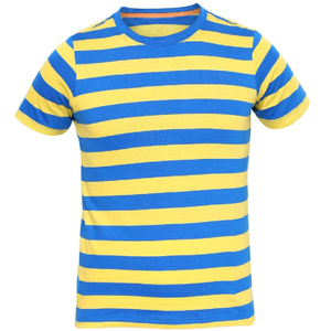 เสื้อโปโลผู้ชายแขนสั้นลายทาง ผลิตตามสั่ง OEM ผ้าโพลีเอสเตอร์ 92% สแปนเด็กซ์ 8% แห้งเร็ว ลายทางกว้าง หนานุ่ม - Product Image 6