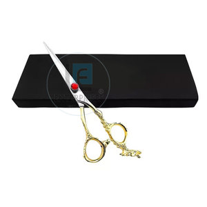 Vente en ligne de ciseaux de barbier en acier inoxydable fabriqués au Pakistan, durables, pour droitiers, manche moyen, haute qualité - Product Image 3