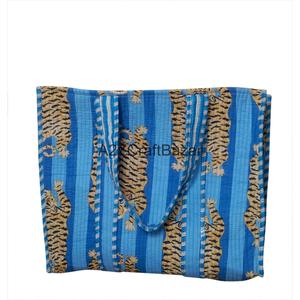 Bolsa de Playa Grande, Hecha a Mano, 100% Algodón, Estampada, con Asa Larga, Reutilizable para Viajes, Exposiciones y Uso Diario, Ideal para Regalo - Product Image 6