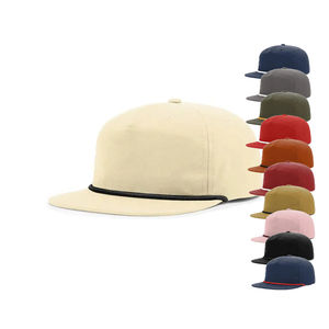 Servicios OEM, Diseño Personalizado con Logotipo, Gorra Clásica de 5 Paneles con Cuerda, Gorra Lisa sin Estructura, Gorra de Nylon Perforada con Corte Láser - Product Image 1