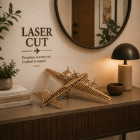 Kit de Modélisme en Bois Boeing B-17 Flying Fortress Fait Main, Découpé au Laser, Puzzle d'Avion DIY pour Collectionneurs d'Aviation et Décoration Intérieure