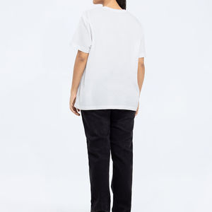Vente Flash : Services OEM Personnalisés – Dernier Style – T-shirts Respirants pour Femmes – Tenue Décontractée – T-shirts Imprimés Légers Blancs pour Femmes - Product Image 6