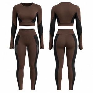 2026 Women's Workout Activewear Yoga Set Seamless Stretch Leggings Sports Bra Custom OEM ODM Clothing Manufacturer - Product Image 1