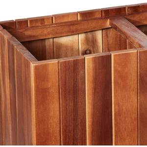Jardinera rectangular de madera de acacia estilo vintage a buen precio, jardinera grande para exteriores, venta al por mayor desde Vietnam - Product Image 3
