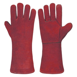 Gants de sécurité industriels en cuir de vachette ignifuge, résistants à l'abrasion, pour barbecue, grillades, viande, soudeurs, CE CATll - Product Image 6