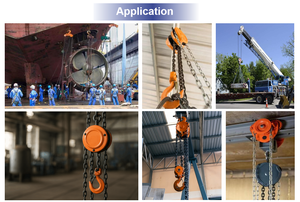 Palans à chaîne manuels en acier allié, capacité de levage de 1 tonne, hauteur de levage de 3 mètres, palan à chaîne portable, <span class=keywords><strong>poulie</strong></span> de levage manuelle - Product Image 5