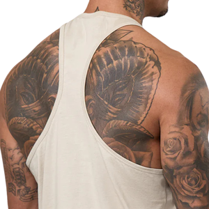 Custom Breathable Mens 180g Heavyweight Cotton Oversized <b>Tank</b> <b>Top</b> Front Gym Workout Fitness Streetwear Casual Summer <b>Loose</b> Fit - Product Image 5