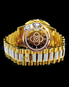 Luxury Moissanite Wristwatch Men Full Stone Setting Stainless Steel <b>Diamond</b> <b>Watch</b> - Product Image 3