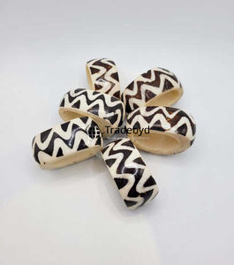 Anneau de serviette de luxe écologique en os, accessoire de table élégant pour cadeaux, fabriqué à la main par Tradebyd - Product Image 5