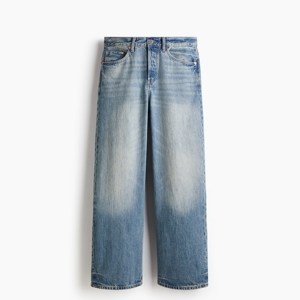 Jeans de Mezclilla de Pierna Recta Relajada para Hombre y Mujer, Pantalones Casuales Cómodos de Cintura Alta, Estilo Urbano Vintage - Product Image 4