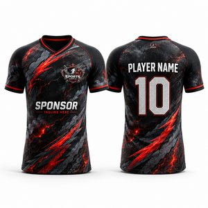 Camiseta de Fútbol Nueva de Alta Calidad, Poliéster Birdseye de Alto Rendimiento, Flexible, Suave, Transpirable, Ropa Profesional para Competición - Product Image 1