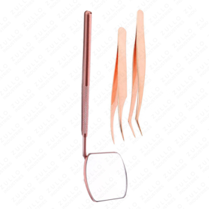 High Quality 3PCS Stainless Steel Eyelash Extension Tweezers Set Mirror Finish Professional Lash <b>Tools</b> for Beauty Use - Product Image 4
