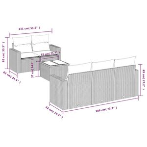 Dark Grey Garden <b>Sofa</b> <b>Set</b> - Product Image 3
