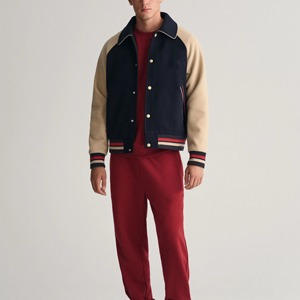 2025 <b>Men</b> Varsity Jacket High Quality Custom Design Stand Collar Front Logo 100% Wool Custom Colors OEM Service - Product Image 3