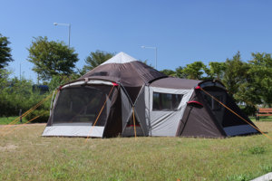 CAMPTOWN CHAMPION(A) 4-Person Extended Camping <b>Tent</b> <b>Single</b> Layer Four-Season Mesh Oxford Large Space One Bedroom One Living Room - Product Image 5