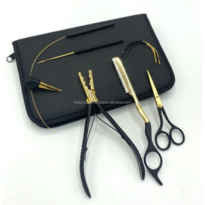 ชุดอุปกรณ์ต่อผมสีดำทองแบบขายส่ง ประกอบด้วยคีม - Product Image 2