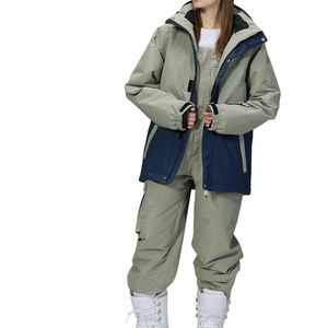 Plus Size Custom Women's Ski Suit Waterproof Windproof 2 Piece Ski Suit Breathable Thickened Snowboard Outerwear Ski Suit - Product Image 2