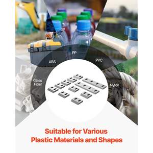 Kit de lames pour broyeur en acier allié, 9 lames rotatives, 2 lames fixes, haute dureté, lames SKD-11 compatibles avec le modèle 300, broyeur industriel - Product Image 6