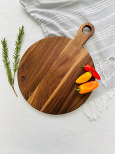 Planche à découper en bois HF Crafts, best-seller, avec poignée en bois, écologique, durable, 100% naturelle, ustensiles de cuisine - Product Image 2