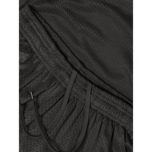 Shorts en maille pour hommes, style sport décontracté, tissu respirant, taille élastique avec cordon de serrage, pour la gym, la course et l'entraînement, coupe décontractée - Product Image 4