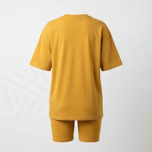 Camiseta con estampado Sunset Flame y cuello redondo para mujer, informal, de manga corta, 100% algodón, corte regular, para uso diario en primavera y verano - Product Image 6