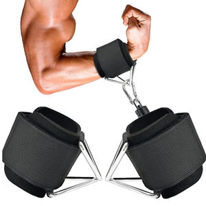 Sangles de poignet souples en néoprène pour machines à câbles – Manchettes de musculation robustes pour les soulevés latéraux et les exercices de traction - Product Image 1