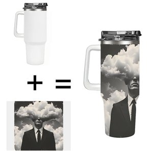40Oz <b>Large</b> Stainless Steel Tumbler With Straw For Sports Teams And Athletic Events - Product Image 1