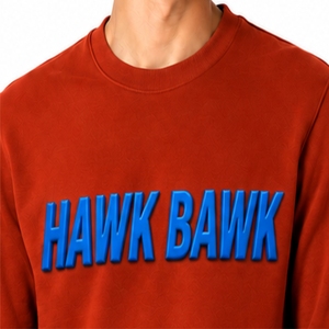 Sudadera de cuello redondo para hombre, diseño sencillo en la parte delantera para un estilo urbano fácil, ropa informal relajada para sudadera - Product Image 4