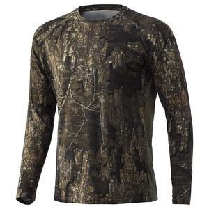 Camiseta Táctica de Camuflaje de Manga Larga con Media Cremallera para Hombre, Ajuste Holgado, Transpirable, para Caza y Senderismo - Product Image 1