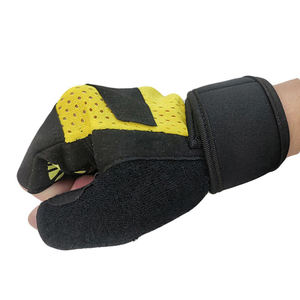 Guantes Deportivos GET SET GO IND 2026 Unisex de Alta Calidad, PU, Medios Dedos, Palma Completa, Ligeros, Transpirables, con Hebilla para Levantamiento de Pesas - Product Image 3