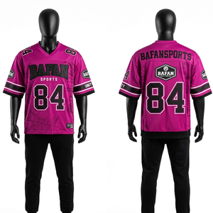 Maillot de football en polyester premium 260 GSM, maille, violet, panneaux de manches noirs, sublimation, broderie, tenue d'équipe personnalisée - Product Image 2