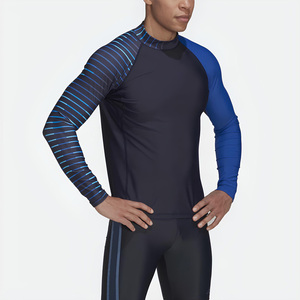 Rashguards professionnels sur mesure pour hommes, légers, à manches longues, en Spandex/Polyester, respirants, vente en gros à prix fournisseur - Product Image 4