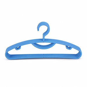 <b>Plastic</b> Clothing Hanger With Non-Slip Design Rectangle Shape For Wardrobe Storage Lightweight Simple Style <b>Hook</b> Type - Product Image 1