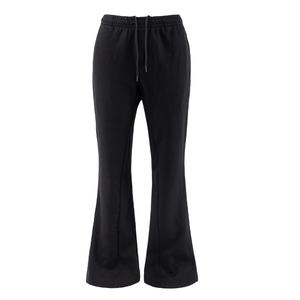 Pantalones acampanados de algodón 100% al por mayor para hombre, pantalones de chándal acampanados informales con bolsillo, pantalones de lona lavados ligeros para correr - Product Image 1