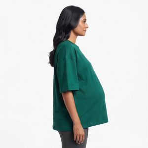 Camiseta de Lactancia 100% Algodón para Mujer, Ropa de Maternidad, Camisetas de Lactancia Holgadas para Hospital y Hogar - Product Image 6