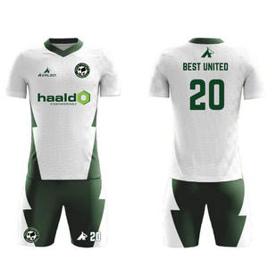 Conjunto de Camiseta de Fútbol de Dos Piezas para Hombre de Alta Calidad, Logotipo Personalizable, Camisetas de Fútbol Transpirables, Uniforme de Fútbol al por Mayor - Product Image 4