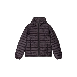 Chaqueta de Plumón Ligera Impermeable con Capucha para Mujer, Negra, Corte Ajustado, Abrigo Acolchado Cálido de Invierno, Ropa de Exterior Elegante, Nueva Tendencia - Product Image 2