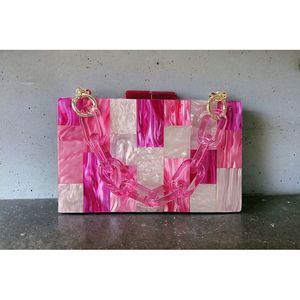 กระเป๋าคลัทช์เรซิ่นคริสตัลสำหรับผู้หญิง งานแฮนด์เมดระดับพรีเมียม  อุปกรณ์เสริมแฟชั่นสำหรับงานกลางคืน สวยสง่างาม - Product Image 2