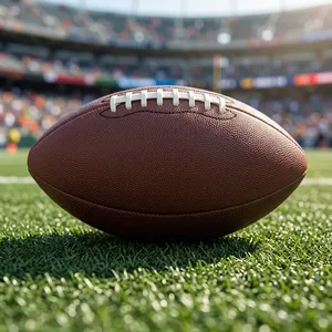 Balón de Fútbol Rugby Profesional Marrón para Adultos, Personalizable con Logotipo, de Cuero PU Duradero, Impreso, para Entrenamiento y Partidos, Tallas 3, 6, 9 - Product Image 3