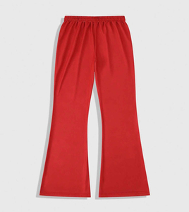 Custom New Casual Hot Selling Casual <b>Men</b> <b>Flared</b> <b>Men's</b> Pants Washed DTG printed <b>Flared</b> Sweat Pant for <b>Men</b> - Product Image 5