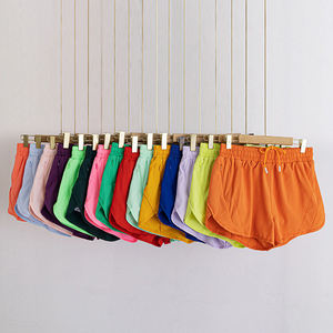 Pantalones Cortos Deportivos YIYI 2 en 1 Ligeros para Mujer, con Cordón Ajustable, Bolsillos, Cómodos, de Secado Rápido, para Gimnasio - Product Image 4