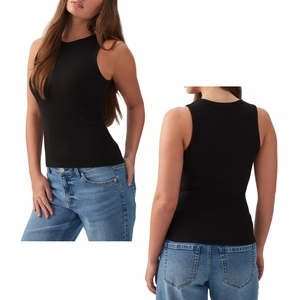 Camiseta Deportiva Personalizada al por Mayor para Mujer, Color Sólido, Sin Mangas, de Secado Rápido, Transpirable, para Yoga, Running, Ejercicio, Top de Yoga sin Costuras - Product Image 5