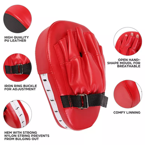 Équipement de boxe : Cible de frappe manuelle, Kit de pads de frappe thaïlandaise MMA, Mitts d'entraînement de karaté, Pads de frappe de précision, Pads de sparring pour la boxe - Product Image 6