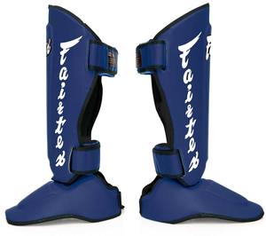 Protector de Espinilleras Fairtex Azul Personalizado para Muay Thai y Kick Boxing, Top Ventas - Product Image 3