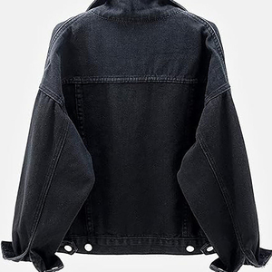 Chaqueta Vaquera Premium para Mujer, Estilo Clásico con Botones, Prenda Exterior Informal para Comodidad Diaria, Viajes y Moda Atemporal - Product Image 2