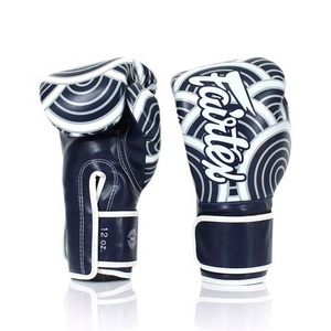 นวมชกมวย Fairtex แบบสั่งทำพิเศษ หนังแท้ สำหรับมวยไทย รุ่นใหม่ พิมพ์ลาย Fairtex สำหรับฝึกซ้อม รุ่น RL-BG-279 - Product Image 4